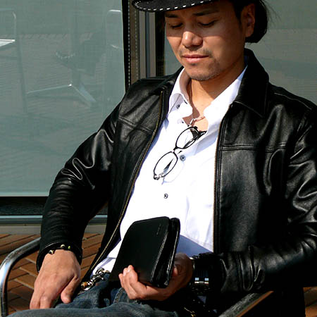 ケミーパーチェ ラム革貴重品ケース photo1