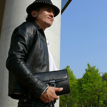 ケミーパーチェ　ラム革多機能バッグ　photo1